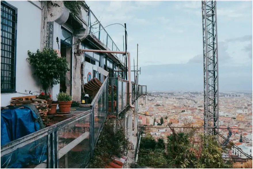 Suggestiva urbana di Napoli
